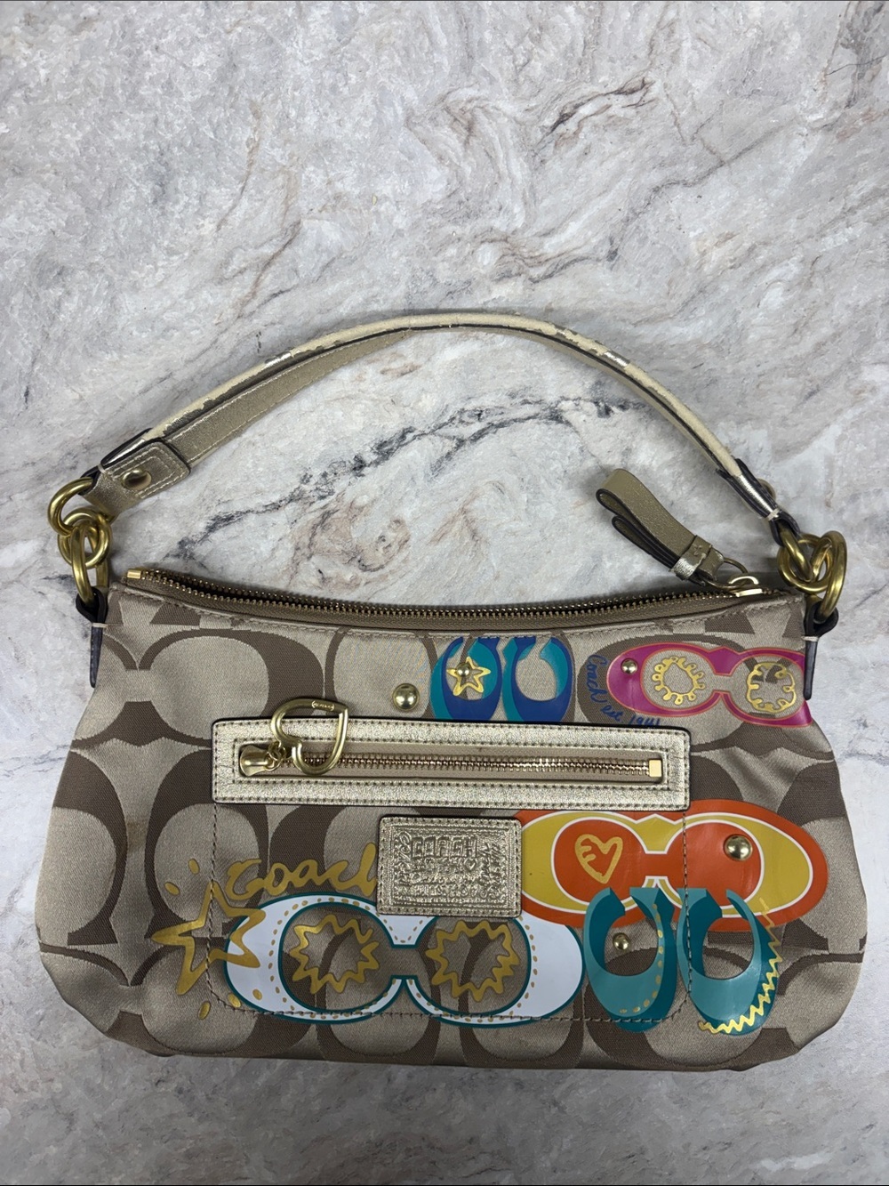 Coach Poppy "Daisy Pop" hobo bag F20029